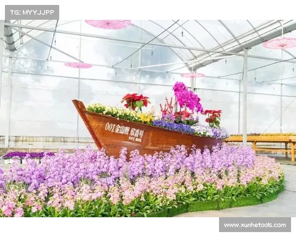 安赛龙在丹麦园艺展览上展示自家精心培育的多种花卉作品